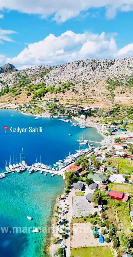 Im Dorf Söğüt direkt am Meer 1500m2 Privatbesitz