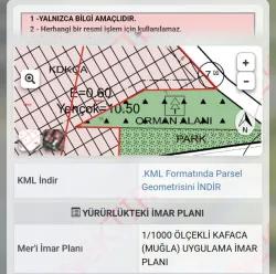 Land Zu verkaufen in Akçaova Bz. Menteşe - Kommerziell-Zonierung - 2.600 m²