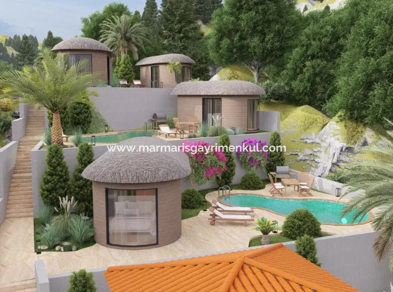 Boutique-Hotel Zum Verkauf Mit 20 Zimmern Infinity-Pool Mit Waldblick In Atakoy, 7 Km Von Akyaka, Mugla