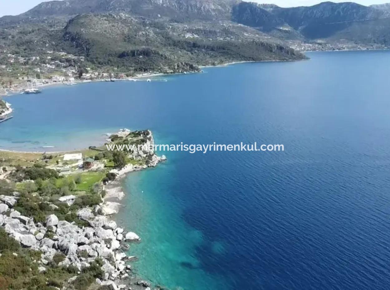 Feld Zum Verkauf Im Dorf Marmaris Söğüt Mit 500 M2 Meerblick 20 Meter Zum Meer