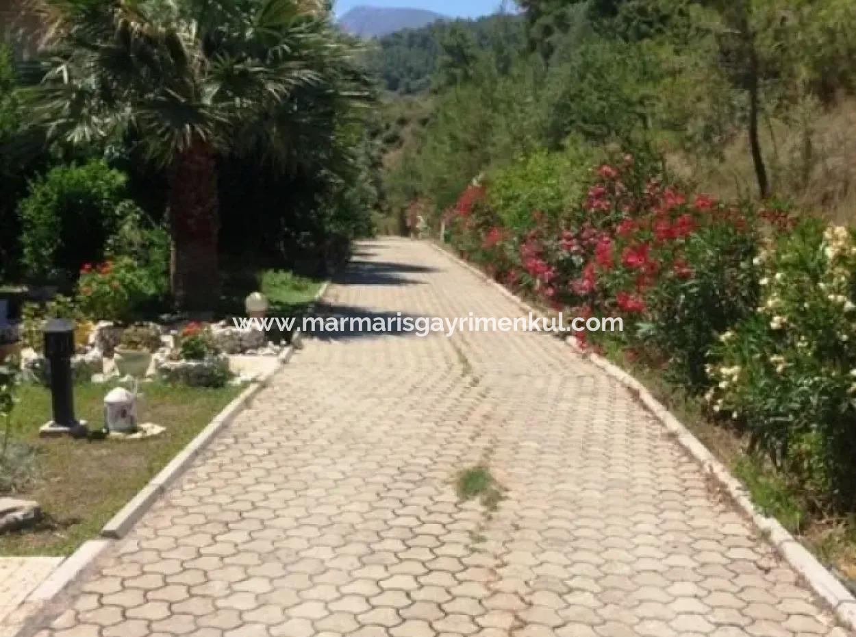 Freistehende Villa Mit Garten Zum Verkauf In Ula Muğla Bezirk Sultanahmet-Viertel Zweibettzimmer