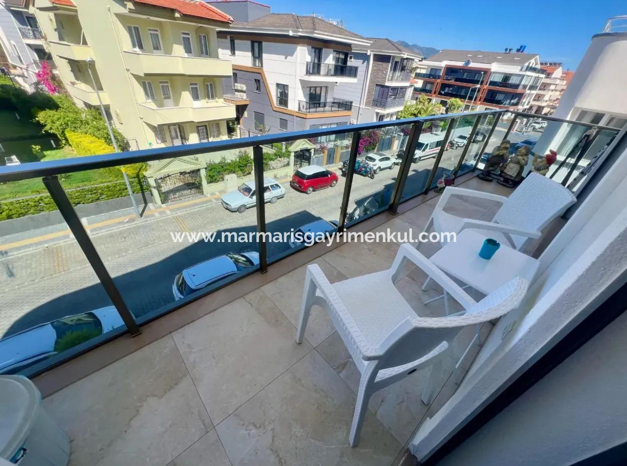 2 Zimmer, 1 Wohnzimmer, Neubau, Oberes Maisonette-Doppelzimmer, 90 M2, Wohnung Zum Verkauf Im Zentrum Von Marmaris, In Der Nähe Des Meeres