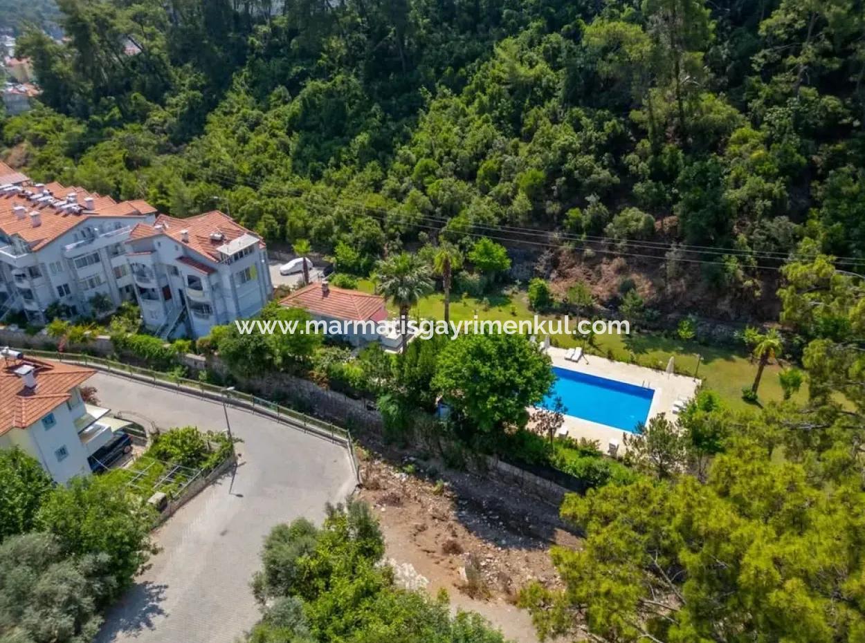 3 1 Garten-Maisonette-Wohnung Zum Verkauf In Beldibi Im Stadtteil Marmaris In Einem Komplex Mit Blick Auf Die Natur Swimmingpool