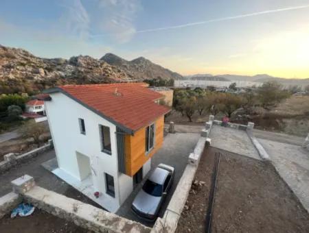 Villa Zum Verkauf In Marmaris Bozburun Nachbarschaft Mit Meerblick, Freistehendem Garten, Parkplatz