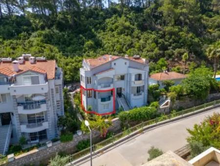 3 1 Garten-Maisonette-Wohnung Zum Verkauf In Beldibi Im Stadtteil Marmaris In Einem Komplex Mit Blick Auf Die Natur Swimmingpool