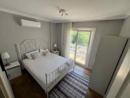 3 Zimmer 1 Wohnzimmer 140M2 2 Villen Zum Verkauf Mit Pool Mit Herrlichem Meerblick Im Viertel Selimiye Im Bezirk Marmaris