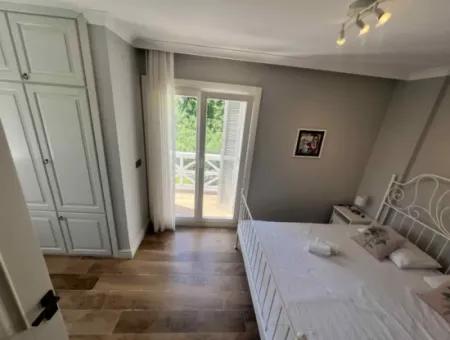 3 Zimmer 1 Wohnzimmer 140M2 2 Villen Zum Verkauf Mit Pool Mit Herrlichem Meerblick Im Viertel Selimiye Im Bezirk Marmaris