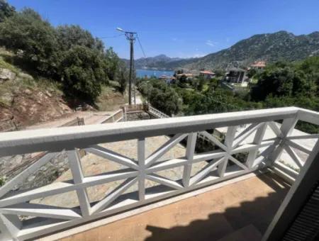 3 Zimmer 1 Wohnzimmer 140M2 2 Villen Zum Verkauf Mit Pool Mit Herrlichem Meerblick Im Viertel Selimiye Im Bezirk Marmaris
