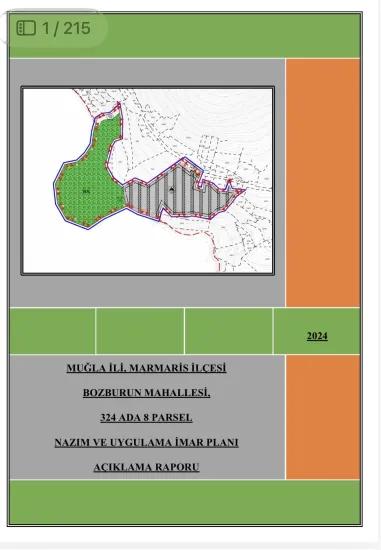 Marmaris Bozburun Stadtteil In 32.000m2 Grundstück Üzerinde İsimleri Alınmış Bootsanleger