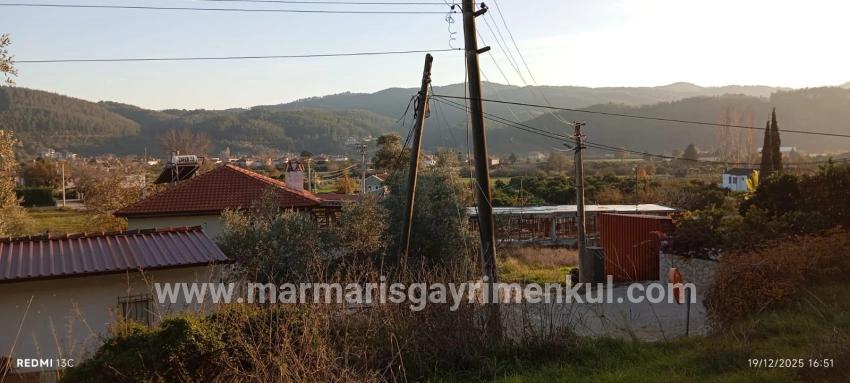 1186 M2 Plot Of Land For Sale In Akyaka, 8 Km Away, With A Planned 15-room Villa Project.