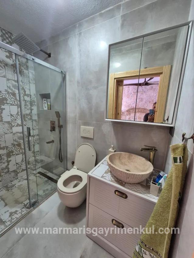 In Selimiye, A 2+1 Sea View Detached Stone House For Sale