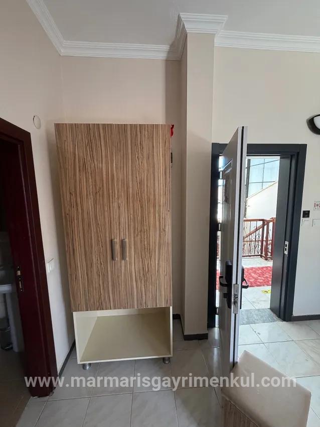 In the centre of Marmaris furnished rental 1+0 flat