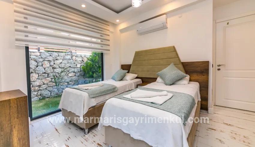In Faralya, a magnificent villa with a sea view