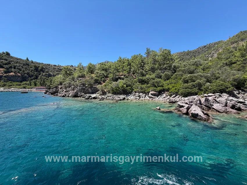 Marmaris Turunç cove with sea zero 4700 m2 controlled usage area