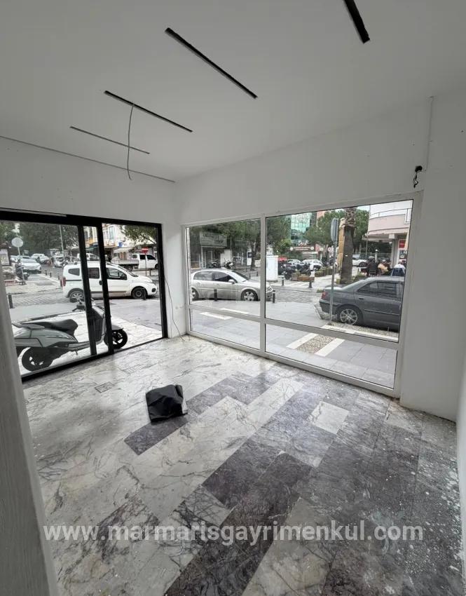 In the Marmaris marina area, 2 shops for sale, single price 60.000 Tl, rental Income available