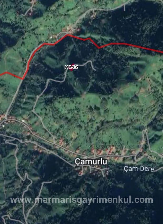 In the village of Hopa Kemelpaşa, a Tea garden with a 650 m2 road