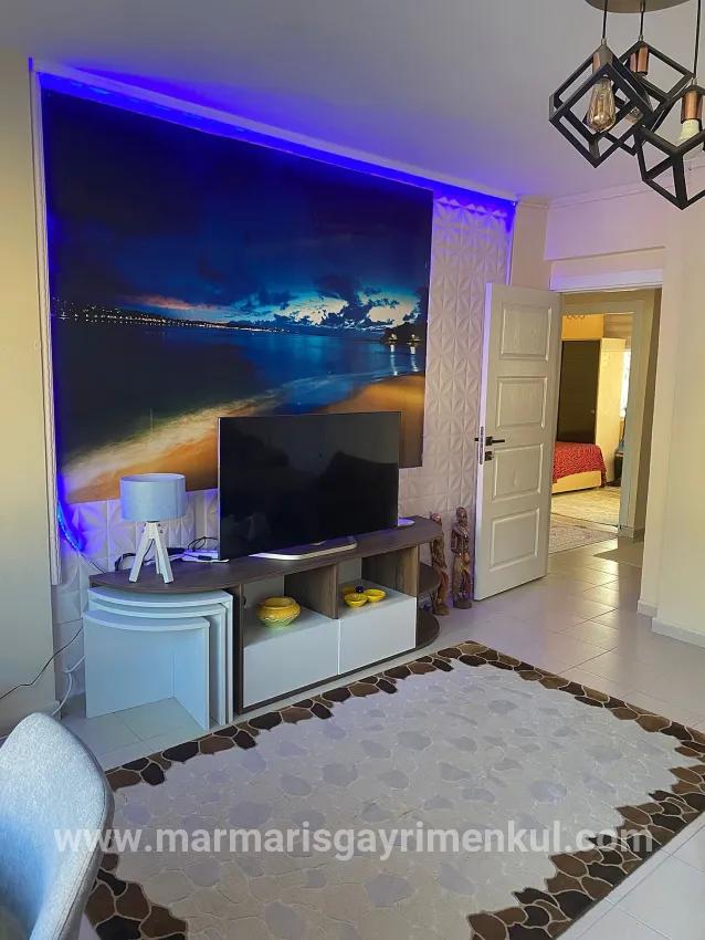 2+1 Bedroom Apartment For rent in Çıldır Nbh. Marmaris - 85 m²