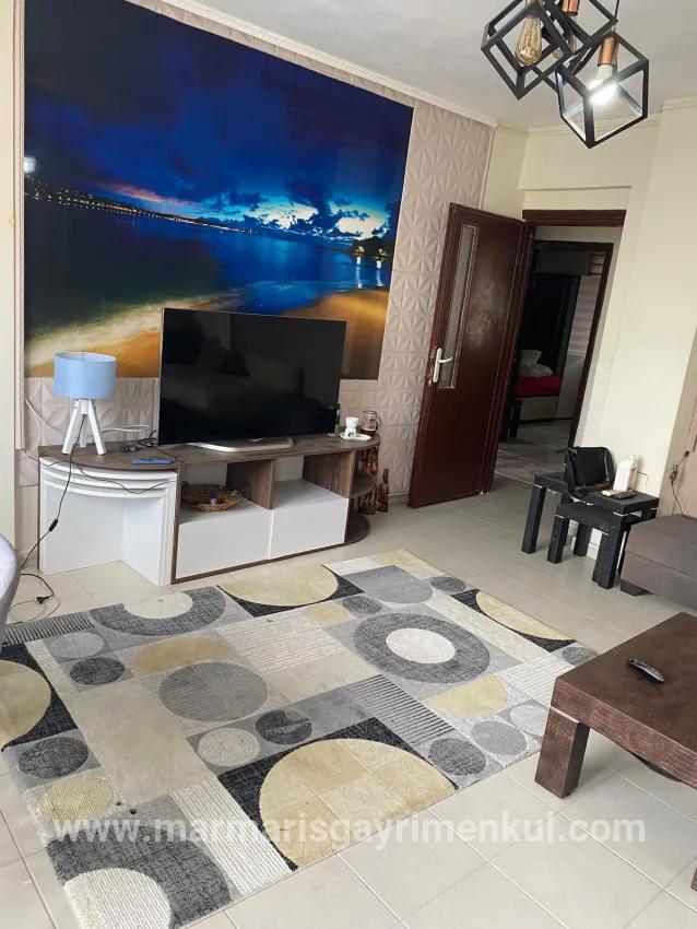 2+1 Bedroom Apartment For rent in Çıldır Nbh. Marmaris - 85 m²