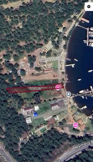 Marmaris Orhaniye village In the sea zero 1137 m2 Private property