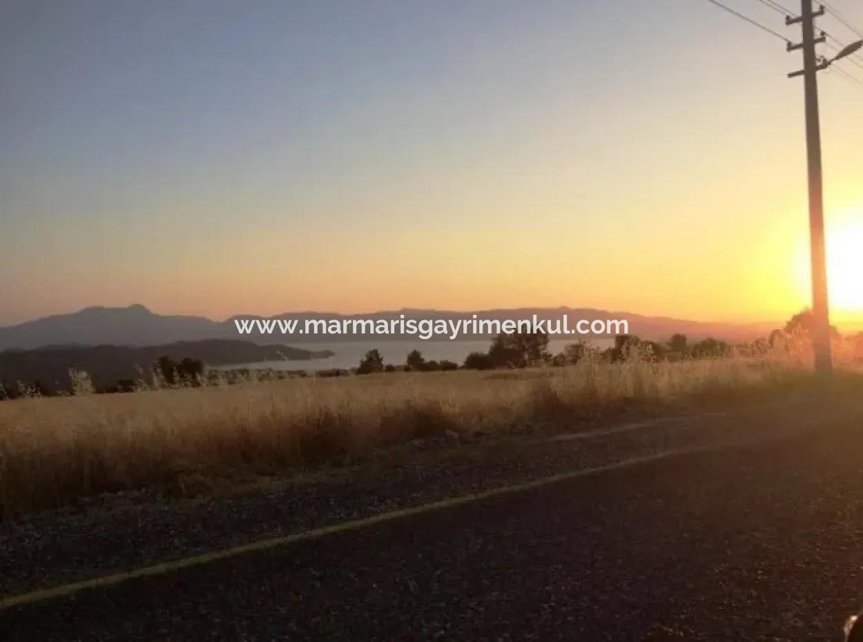 The Town Of Koycegiz, Plot For Sale 19000M2 Education, He Completed The Quarter With Lake View