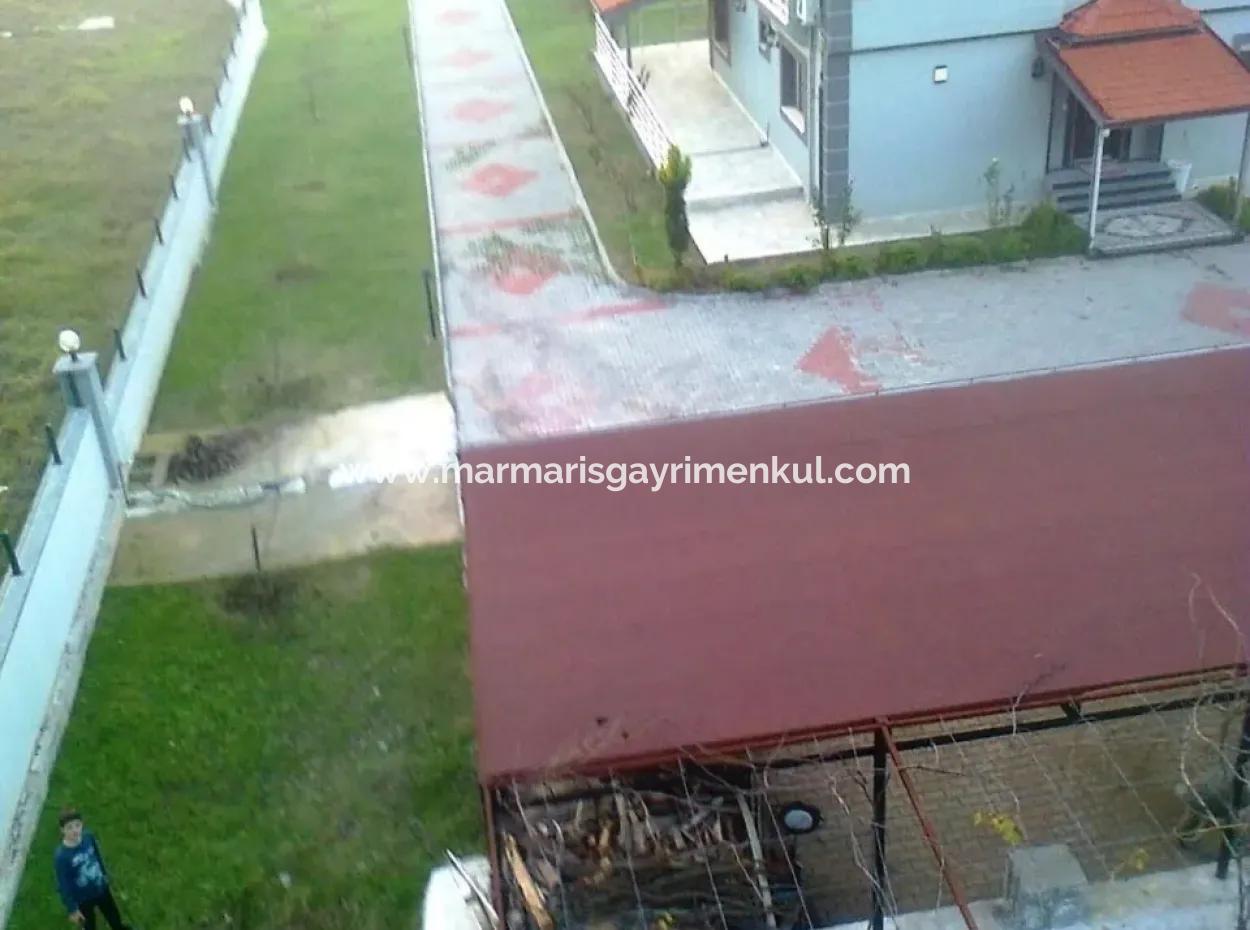 Built On A Plot Of 7000M2 In Marmaris, 8 Room Ranch House Pool