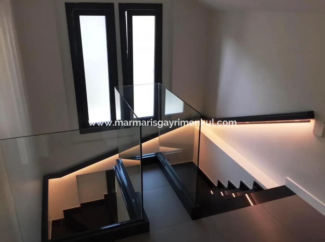 Beautiful Villa For Sale In Marmaris Beldibi District Neighborhood, Villa Smart Villa 220 M2 4 Rooms 2 Living Room