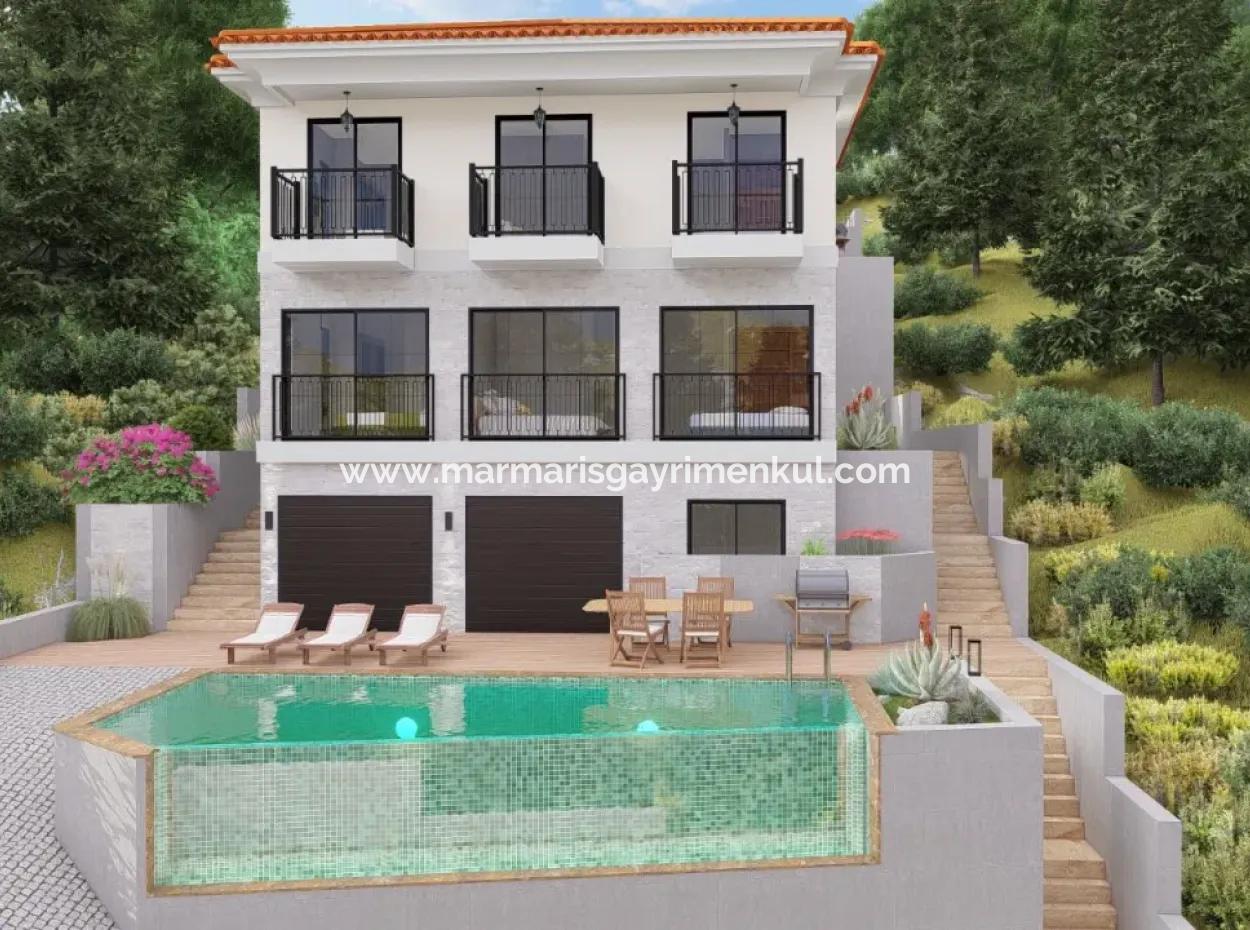 Boutique Hotel For Sale With 20 Rooms Infinity Pool With Forest View In Atakoy, 7 Km From Akyaka, Mugla