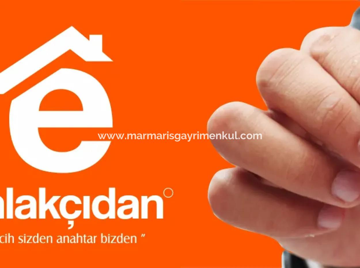 800M2 Land For Sale In Marmaris Söğüt Village With Sea View 2 Villas Zoned Or Suitable For Hotel Construction