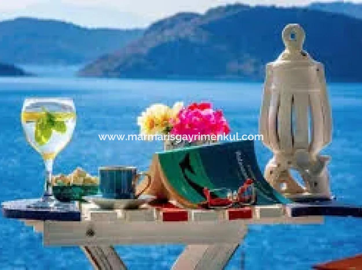 290M2 Land For Sale By The Sea In Marmaris Söğüt Village From The Real Estate Agent