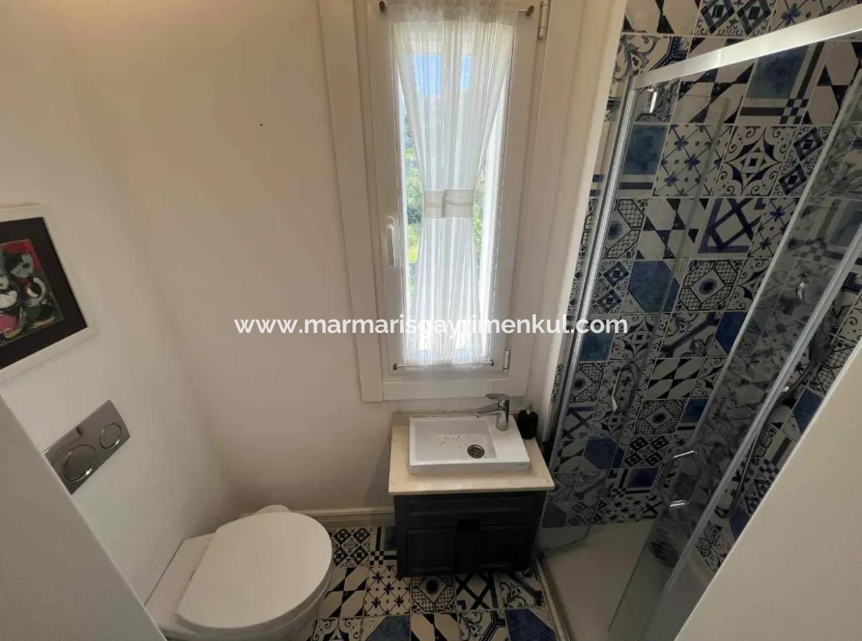 3 Rooms 1 Living Room 140M2 2 Villas For Sale With Swimming Pool With Magnificent Sea View In Selimiye Neighborhood Of Marmaris District