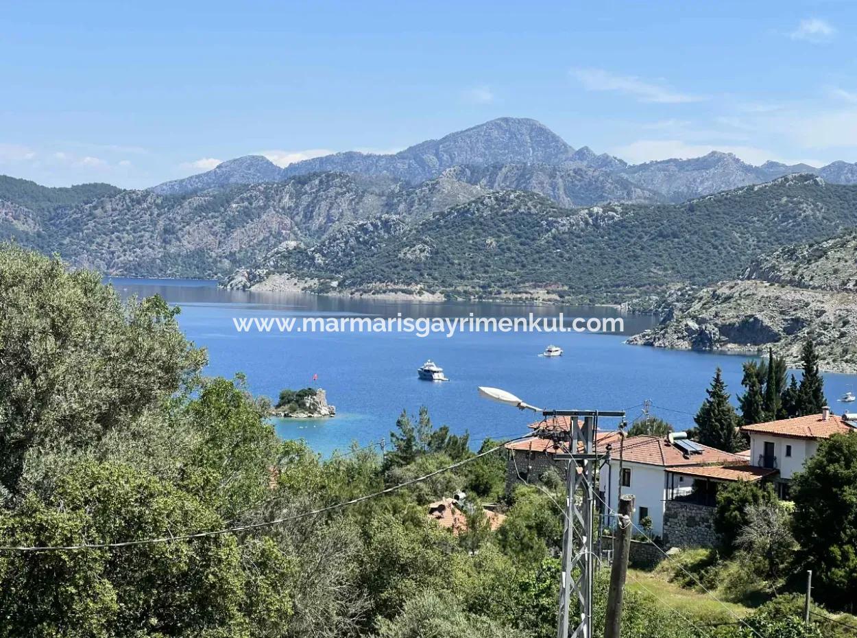 3 Rooms 1 Living Room 140M2 2 Villas For Sale With Swimming Pool With Magnificent Sea View In Selimiye Neighborhood Of Marmaris District