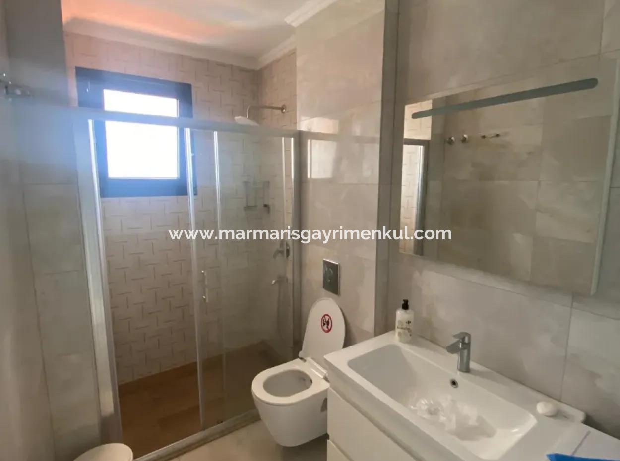 Marmaris Çamdibi 5 1 Fully Detached Pool Furnished Triplex Villa For Rent