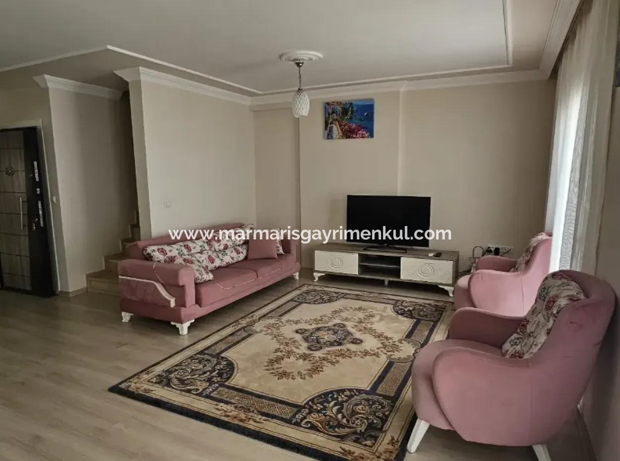 Beldibi Neighborhood 2 1 Reverse Duplex Furnished Flat For Rent