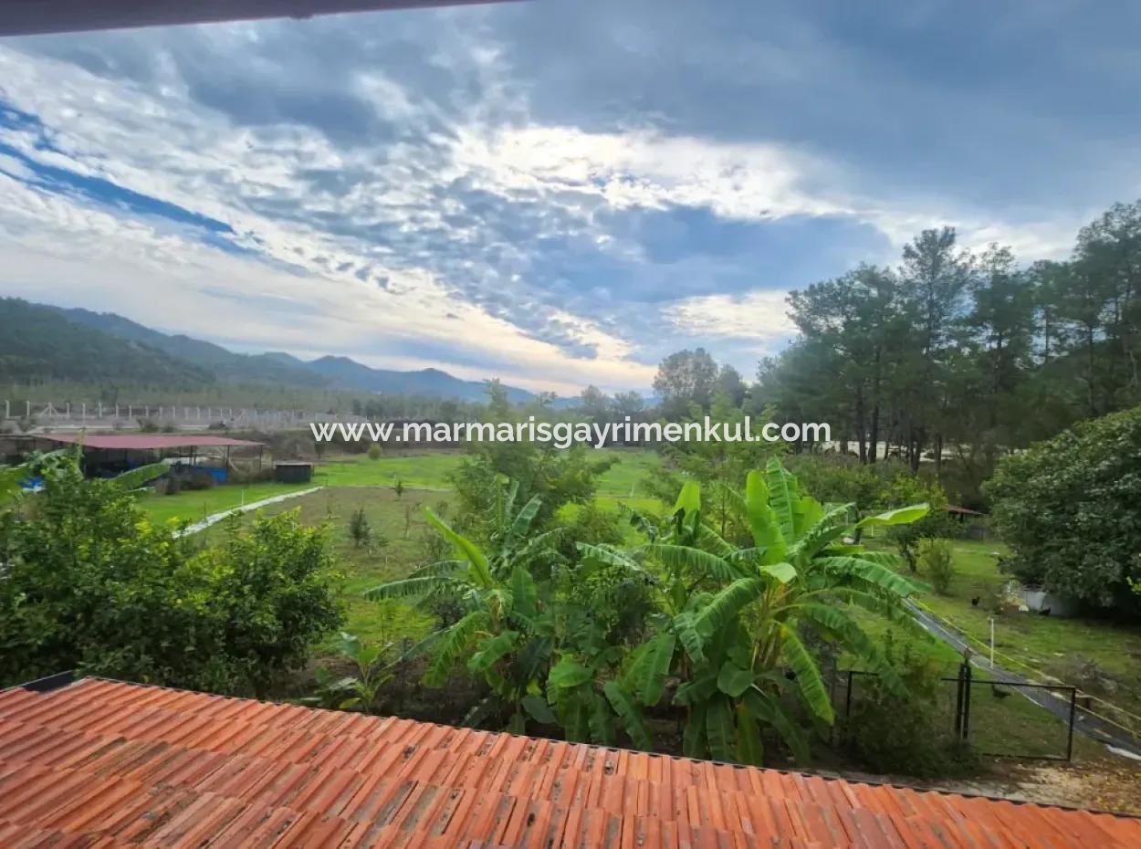 Ortaca Neighborhood For Sale 10.000 M2 Custom Made Farmhouse With Pool