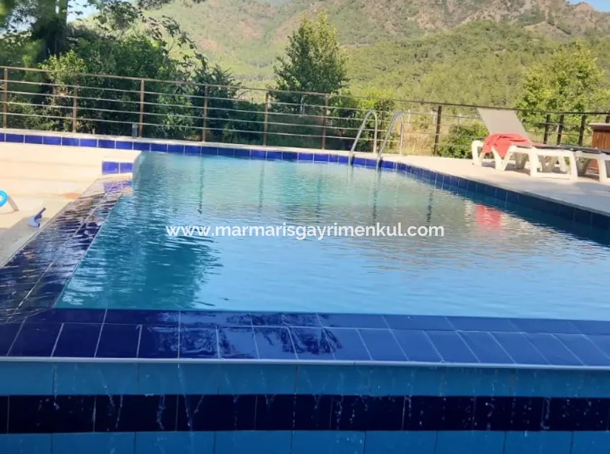 Ortaca Neighborhood For Sale 10.000 M2 Custom Made Farmhouse With Pool