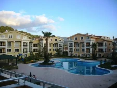 Luxury Duplex Apartment For Sale In Site With Swimming Pool In The Centre Of Marmaris