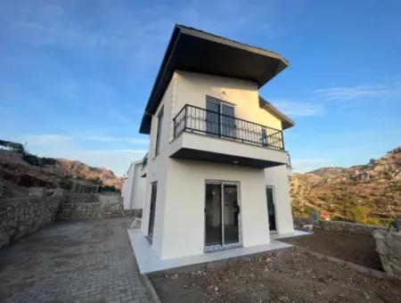 Villa For Sale In Marmaris Bozburun Neighborhood With Sea View, Fully Detached Garden, Parking Lot