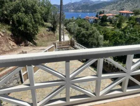 3 Rooms 1 Living Room 140M2 2 Villas For Sale With Swimming Pool With Magnificent Sea View In Selimiye Neighborhood Of Marmaris District