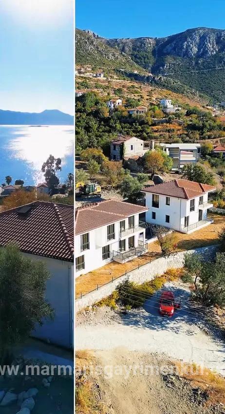 Marmaris Söğüt köyünde muhteşem Symi manzaralı Özel malikane