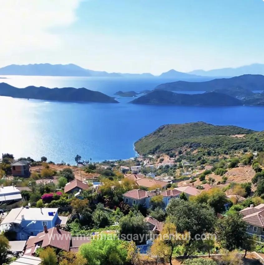 Marmaris Söğüt Mah. Satılık Tarla - Turizm İmar Durumlu - 2.100 m²