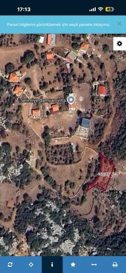 Marmaris Selimiye köyünde yatırım İçin uygun 773 m2 satılık tarla