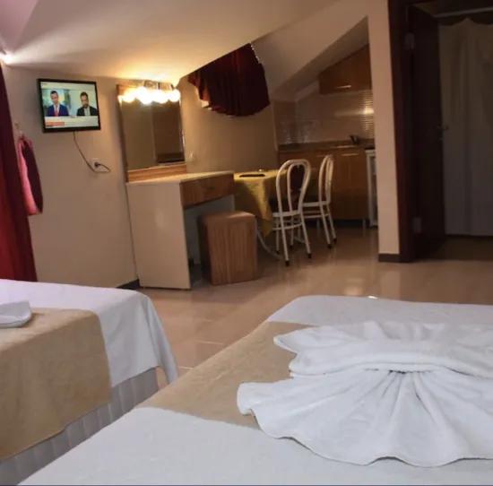 Marmaris merkezinde kiralık eşyalı 1+0 daire