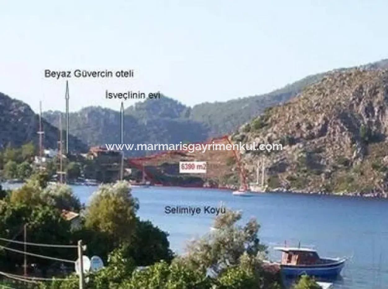 Selimiye Koyu İçinde Denize Sıfır 5500M2 Butik Otel Arsamız Satılıktır.