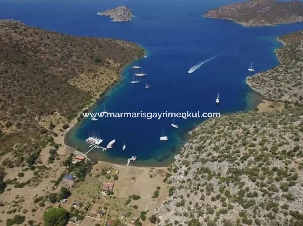 Marmaris Bozburun Koyunda Denize Sıfır 2600 M2 Yatırım İçin Uygun Arsa