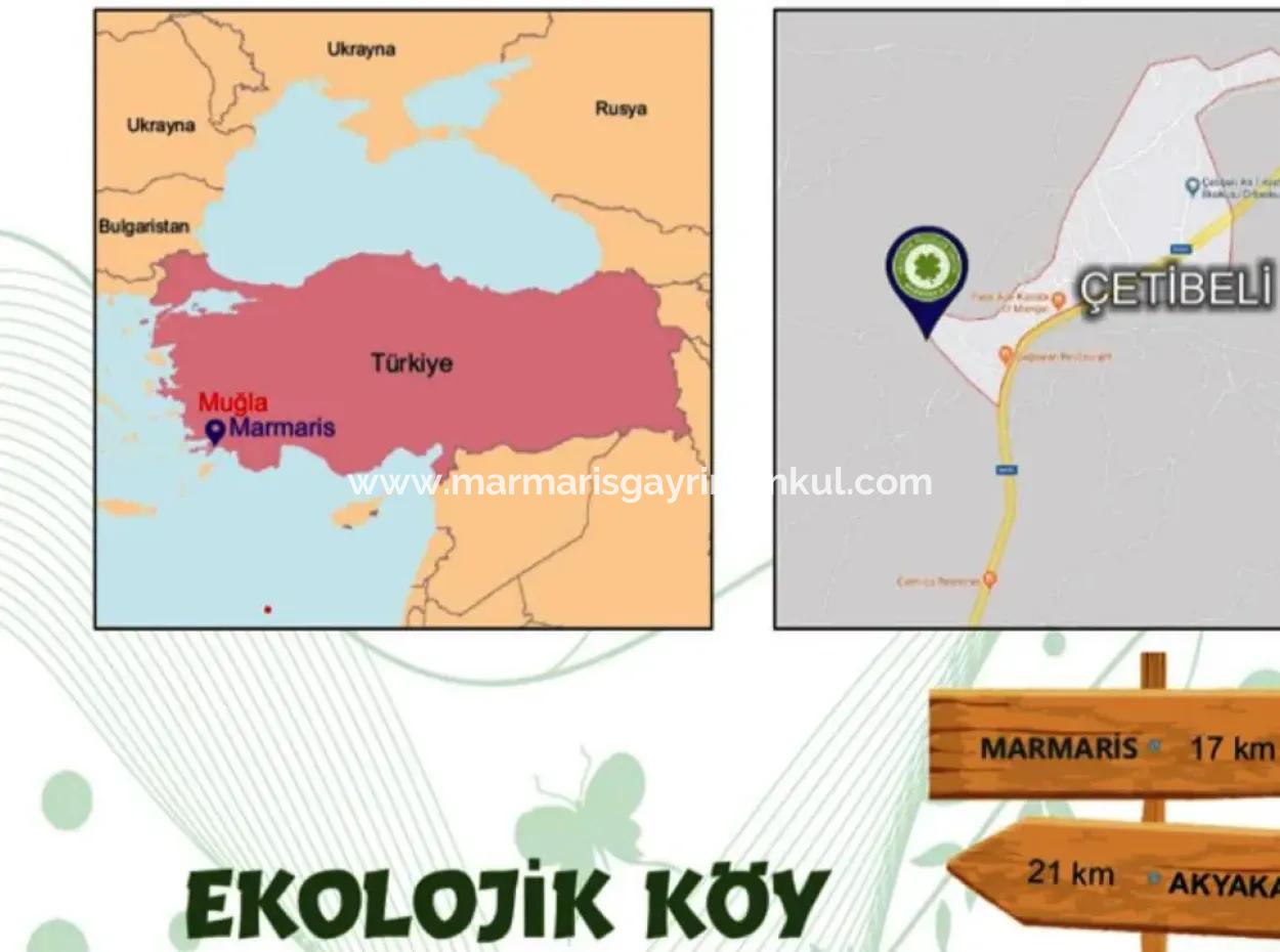 Marmaris,E 15 Km Uzaklıkta Heryere Yakın Tam Müstakil Yüzme Havuzlu Ekolojik Villamız Satılıktır.