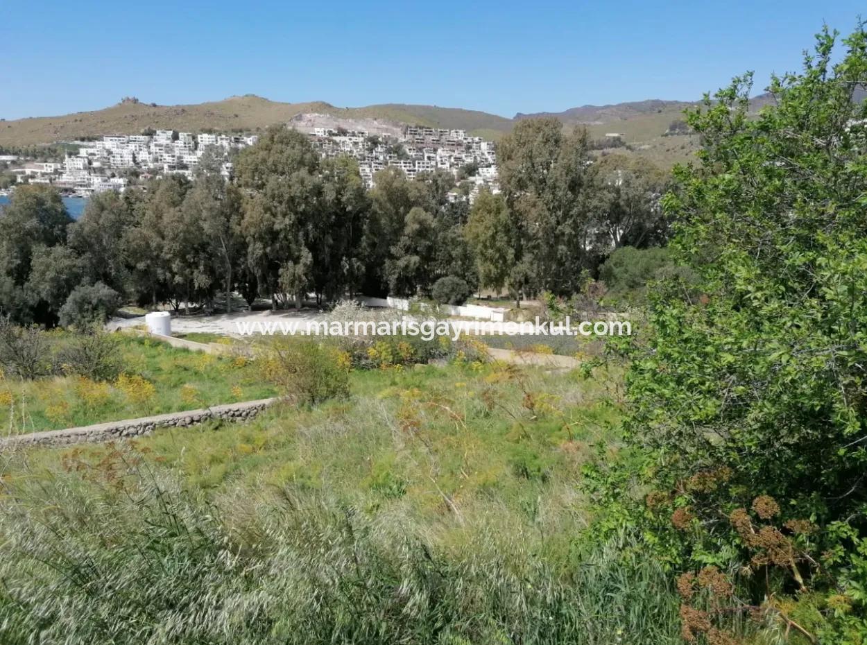 Bodrum Akyarlar Mevkisinde Denize Sıfır 4000M2 Turizm İmarlı Satılık Arsa