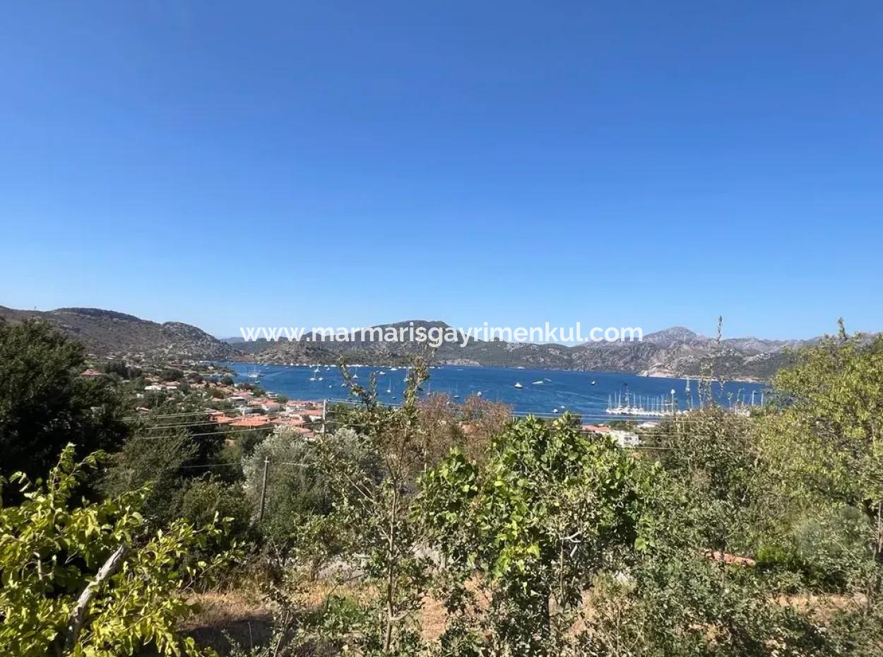Marmaris Selimiye Mahallesinde Deniz Manzaralı 5200M2 Satılık Arsa 2 Villa Yapımına Yada Otel Yapımına Uygun Gayrimenkul