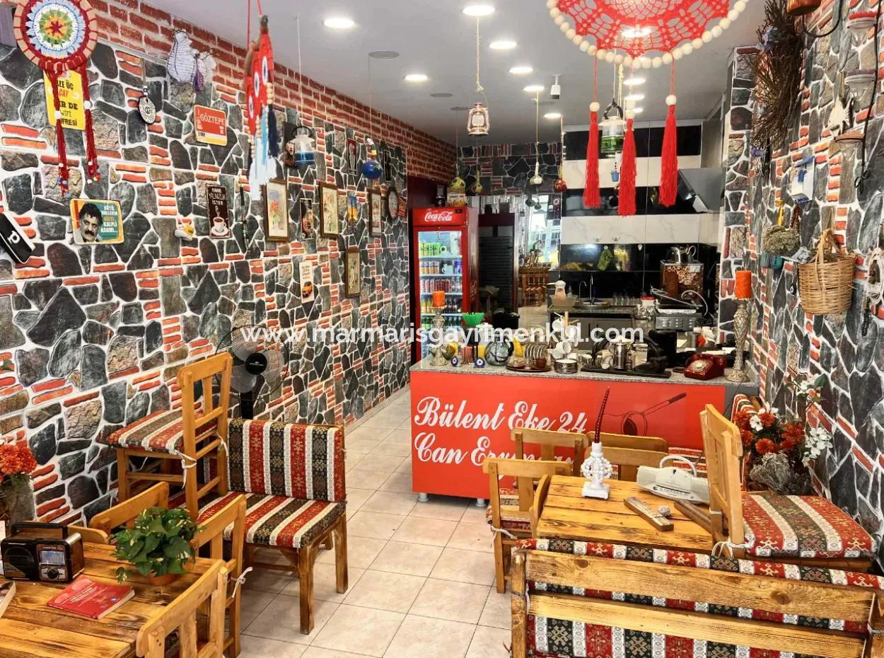 Marmaris Hareketli Merkezinde Eşsiz Konsepti İle Hazır Müşterisi Olan Satılık Dükkan