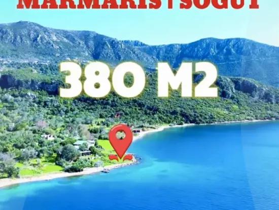 Emlakçıdan Marmaris İlçesi Söğüt Mahallesinde Denize Sıfır 380M2 Satılık Tarla