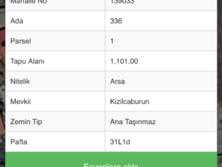 Marmaris Merkezinde İmarlı 1100 M2 Satılık Arsa